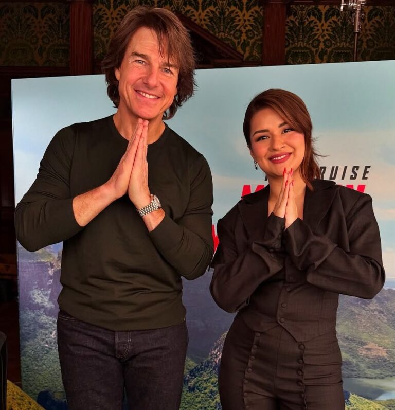 Avneet Kaur’s ‘Namaste’ Moment With Tom Cruise at Cannes 2025 – Making Headlines or Turn Heads?